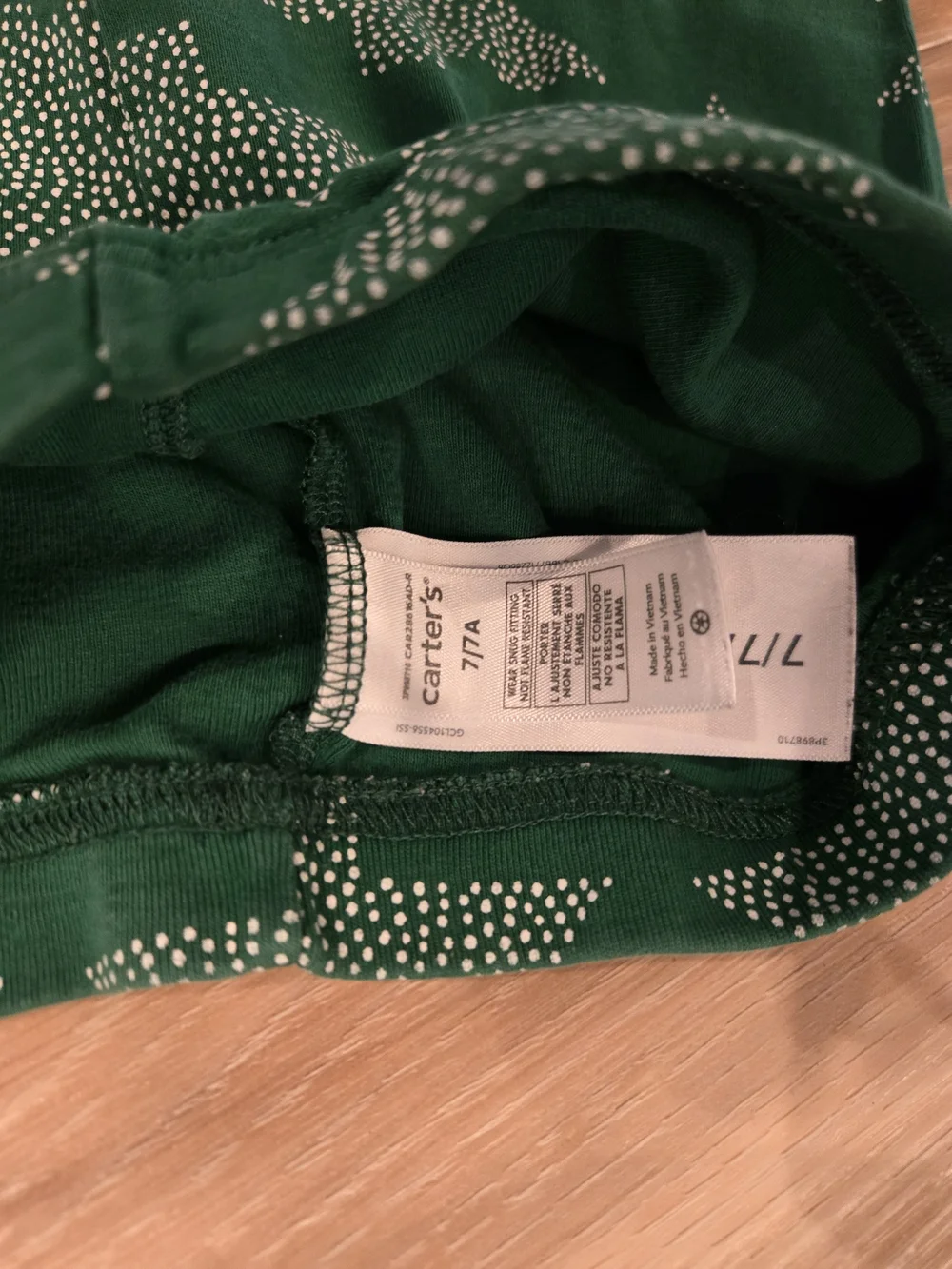 Carter's Green Tree-Print Two-Piece Pajama Set
